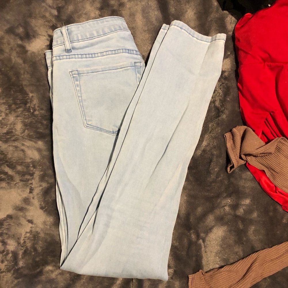 Forever 21 Light Wash Jeans